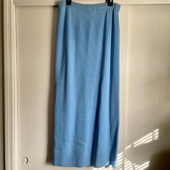 St. John Dresses & Skirts - St. John Evening by Marie Gray Santana Blue Long Maxi Skirt L | US 10